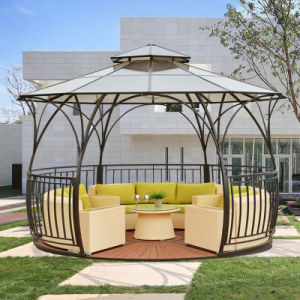 Πλέκα χυτοσίδηρο Gazebo PVC επικαλυμμένο κάμπινγκ Gazebo εξατομικευμένο