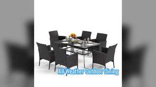 Σετ τραπεζαρίας εξωτερικού χώρου για ξενοδοχεία θέρετρα